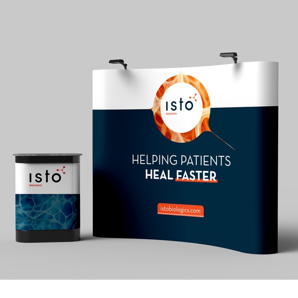 Design by Graphix_Sqaure titled "Exhibition Backdrop Design "