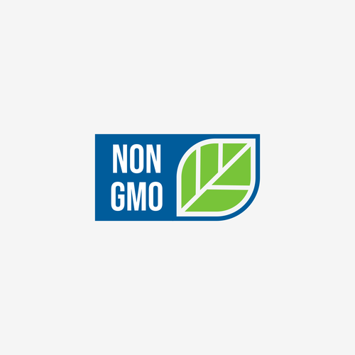 Food Packaging NON-GMO Logo Design by rollas.sign