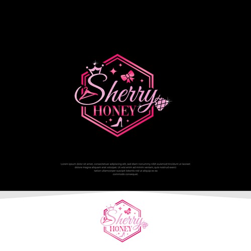 Sherry Honey clothing logo Design by MotionPixelll™