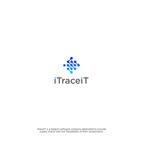 Corporate logo for our company specialized in traceability software (worldwide startup company) Design by 71Z Dezign