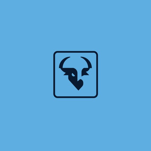 Powerful bull inspired logo for automated trading systems Design by logorad