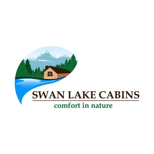 Logo And Business Card Design For Montana Cabins In The Woods