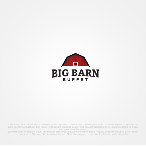 Create A Logo For Big Barn Buffet! Design by pixelgarden