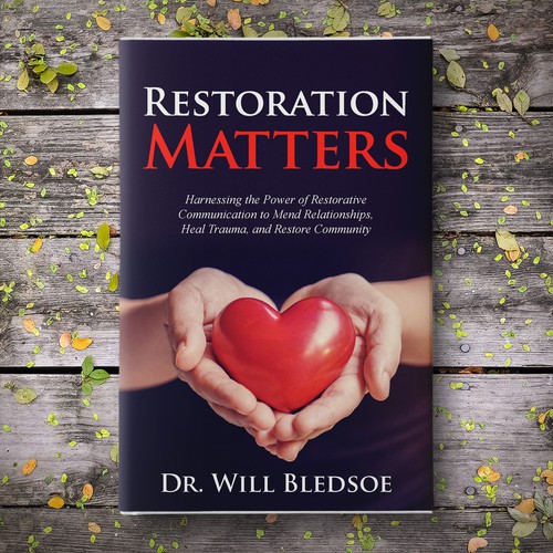 Design a book cover for a book about restorative communication Design by Sam Arts✮⋆˙