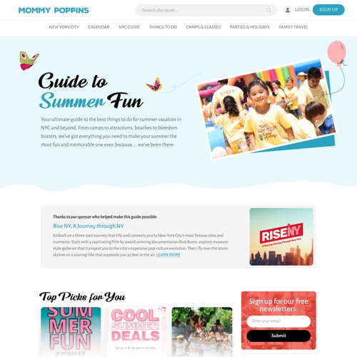 Guide Page for Leading Travel and Culture Website Design by ⚡️unbox.style⚡️