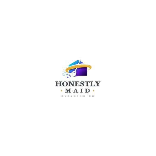 Create a modern, unique logo for a premium home cleaning company. Design by EXPOinf