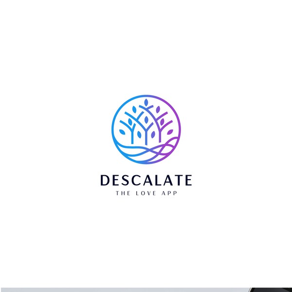 Design by Aji Jaelanni titled "Moder logo concept for Descalate "