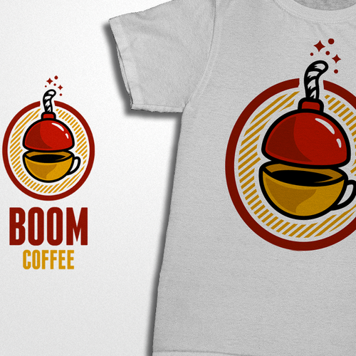 logo for Boom Coffee Réalisé par Rom@n