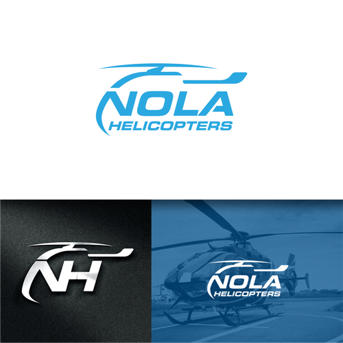 Helicopter Tour Company Logo Design by NayaraStudio®