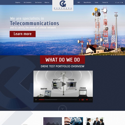 Parallax Website Design Wanted for Ekspresa Diseño de DezignLAB
