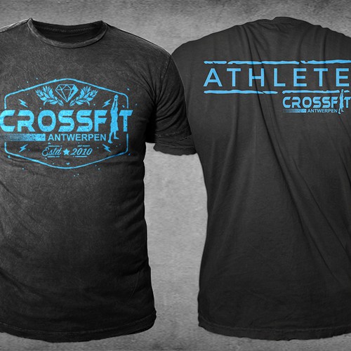 New CrossFit T shirt for our gym in Belgium Tshirt contest