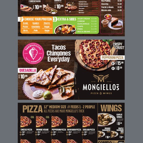 Digital Food Menu Contest! Design by Maszul