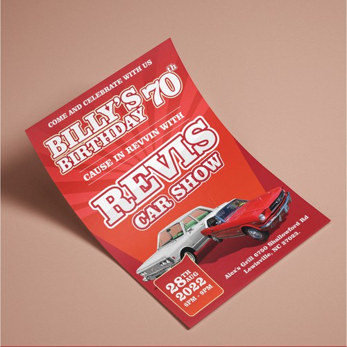 Car Show Flyer Design réalisé par Thanksidea