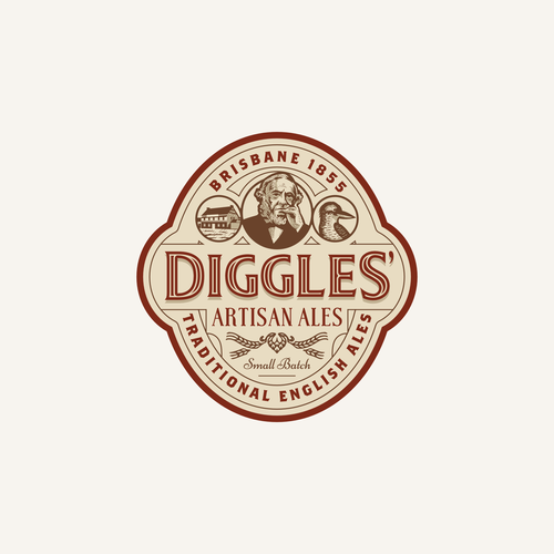 Nostalgic logo required for our small family brewery Design by Widakk