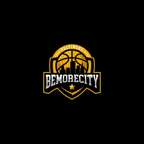 Basketball Logo for Team 'BeMoreCity' - Your Winning Logo Featured on Major Sports Network Design by n.rainy