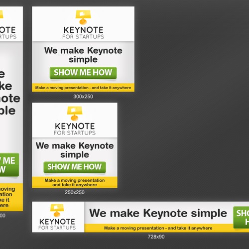Create the next banner ad for Keynote for Startups Design von Richard Owen
