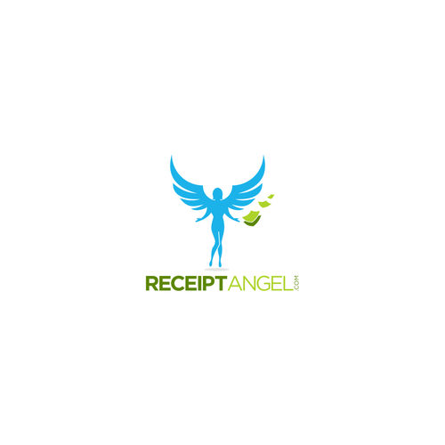 logo for RECEIPTANGEL.COM Diseño de Sani Sanjaya