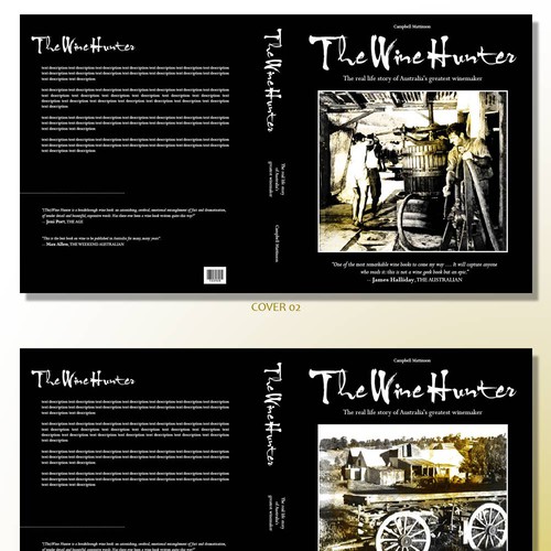 Book Cover -- The Wine Hunter Design by 610Designs