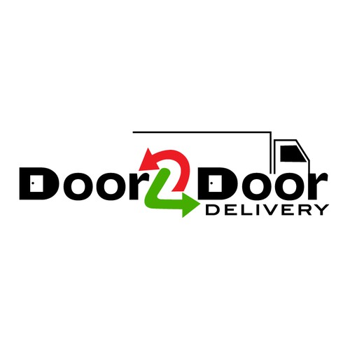 Create a unique logo and website for Door 2 Door Delivery Logo & hosted website contest