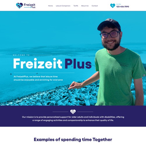 Diseño de página web propuesta en el concurso por monodeepsamanta