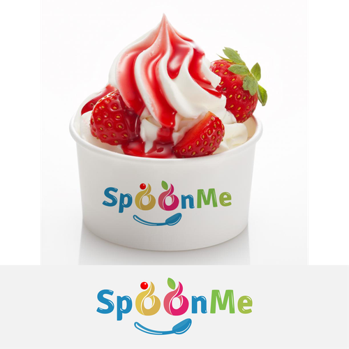 Create a trendy logo for a new Frozen yogurt shop! Spoon Me Yogurt Design by jurooo™