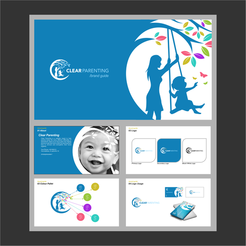 Clear Parenting Logo & Brand Guide To Appeal To Mothers Design by samsoel