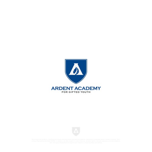 Create a new logo for Ardent Academy, a K-12 STEM education startup (science, technology, engineering and math) Réalisé par Mrs. HC