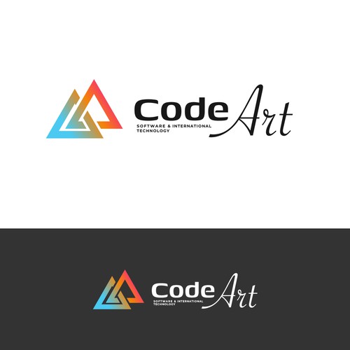 Logo for our newly opened company named CodeArt. Design by Sedow