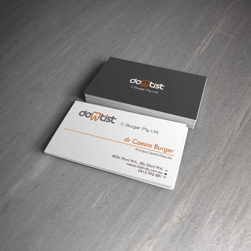 Design create professional cards for our dental business por grintdeveraux