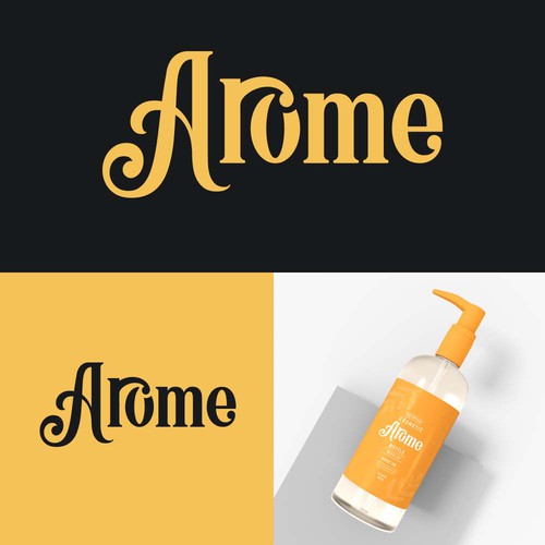 Arome - Designer Hand Soap & Lotion Logo Design by surendra1