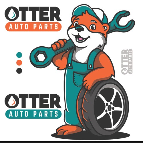 Attention Grabbing Mascot Logo For Auto Parts Ecom Store Design by 3AM3I