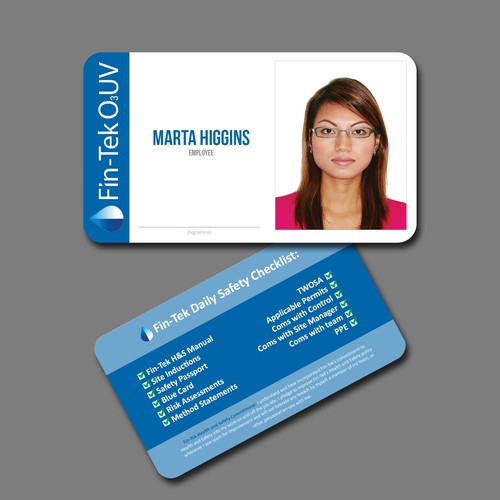 ID Card design Réalisé par djox99