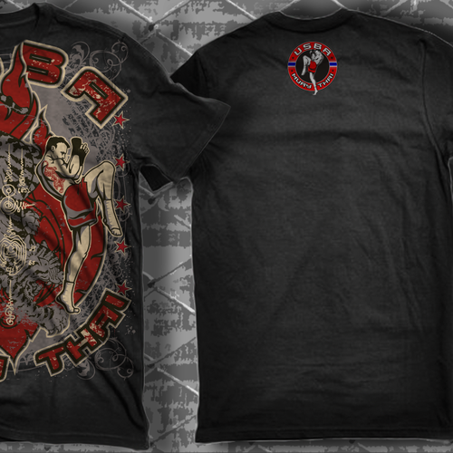 Design di Design a MMA/Muay Thai Kickboxing t-shirt.. di dibu