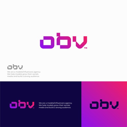 Fresh brand identity for a model agency! Design by khris™