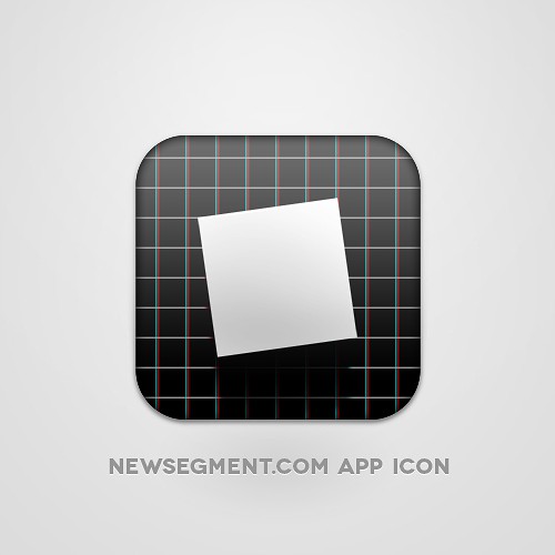 NEWSEGMENT.COM icon / logo for application Réalisé par Big Orange
