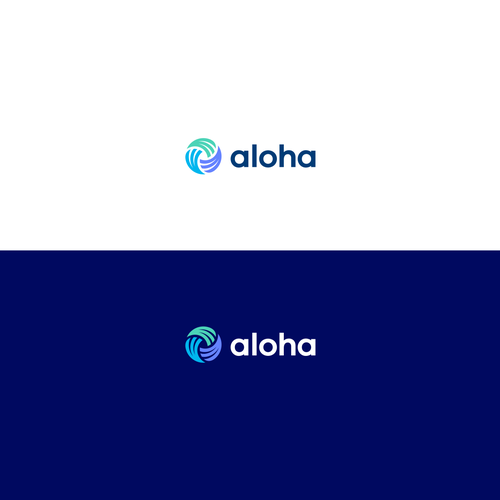 Aloha logo deisgn for an AI Software Design by Rumah Lebah