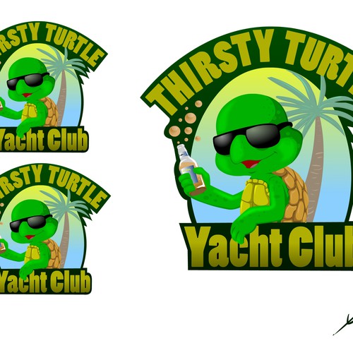 Thirsty Turtle Yacht Club | Logo design contest