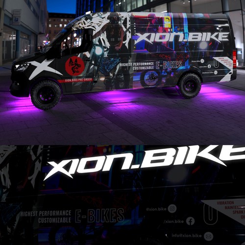 Coolest Electric Bike Company need to wrap new van Design by Andrei Sandu