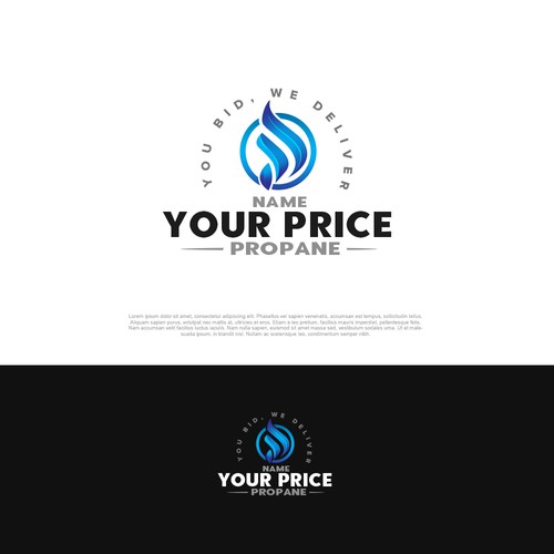 we need a design that will grab the eye for ordering propane and propane pricing. Diseño de pixelgrapiks