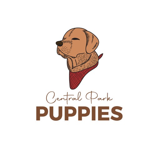 Design a heartfelt, modern logo for a brand that brings families and puppies together. Design by ✦✦ArtRasu✦✦