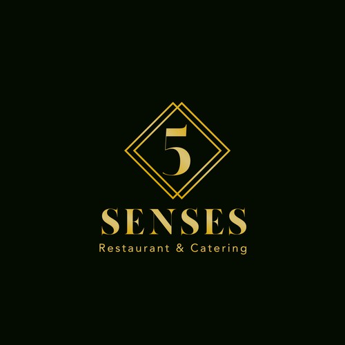 Restaurant logo to stimulate 5 senses Design by NADJIB GRAPHICS®