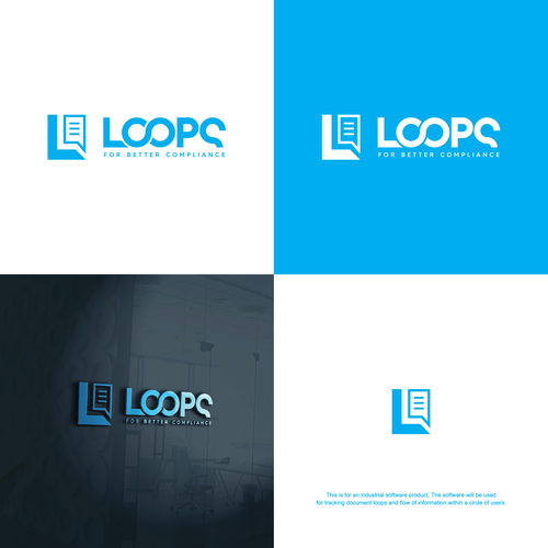 Loops – A logo for software that is meant to take off Design réalisé par peadaksa