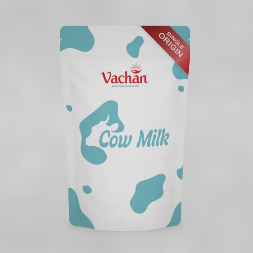 Vachan Cow Milk Design by @SaihiART