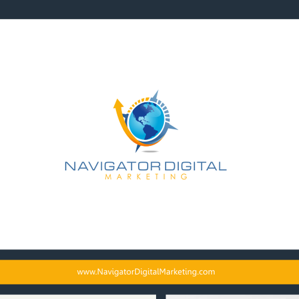 Design by MeiiRinna titled "Create a nautically themed designed for Navigator Digital Marketing"