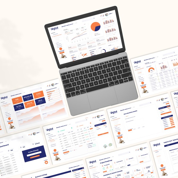  UI/UX design Application Dashboard