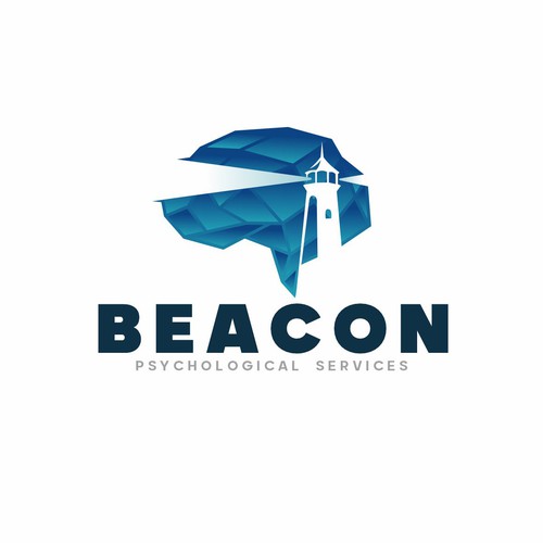 Logo for psychologist private practice providing therapy. Serious but hopeful. Design by Yulianto.dedy