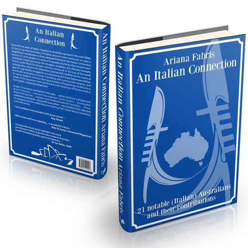 An Italian Connection: book cover design Diseño de AlxE