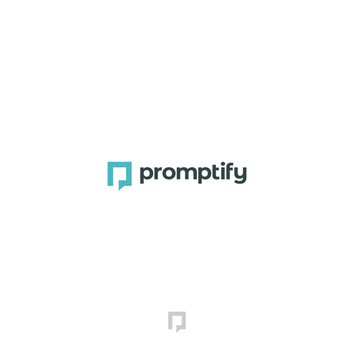 Modern, Simple and Sleek Logo for Promptify.com Design by VectorCrow87