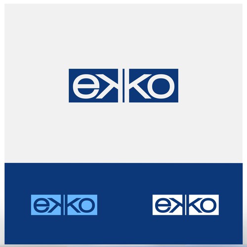 SIMPLE LOGO - ekko Letters then dm after Design by namanama