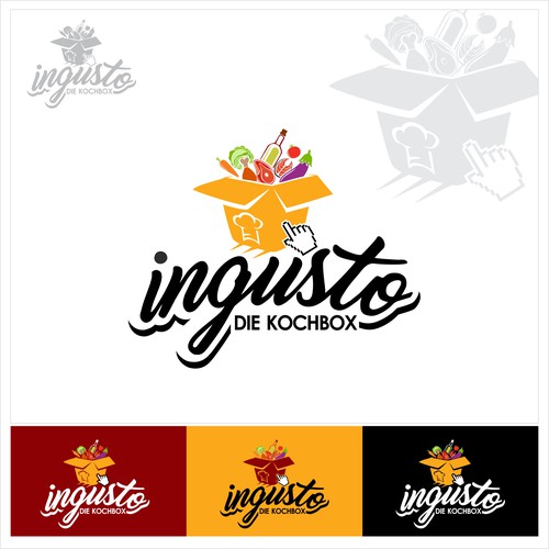"Logo für ingusto die Kochbox" winning  by LOGOBRAIN1